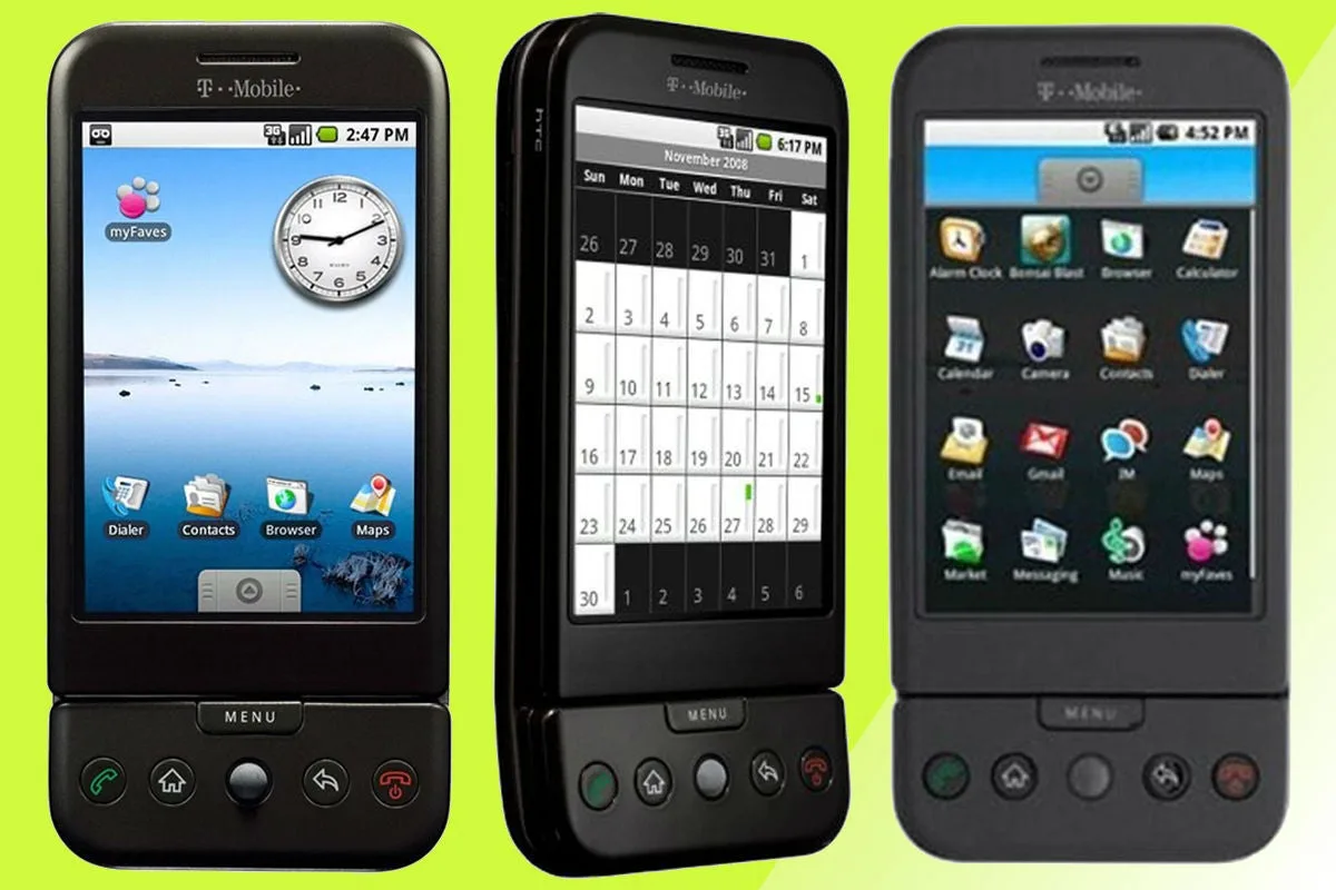 first android phone (T-Mobile G1.)
